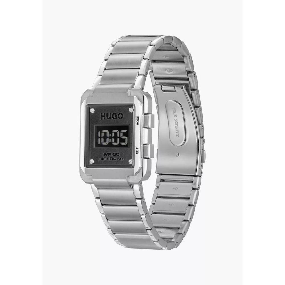 Montre Hugo Boss en acier inoxydable argenté