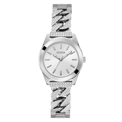 Guess grijs roestvrijstalen horloge