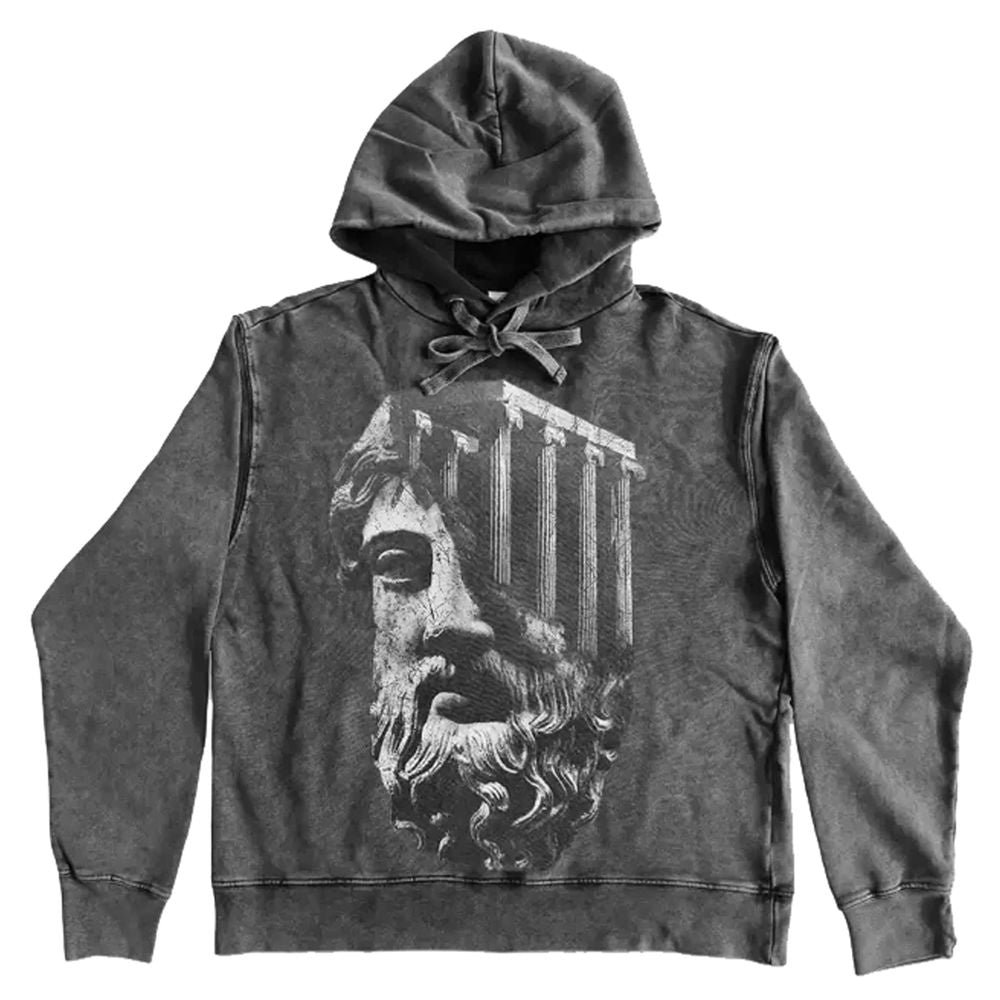 Pull en coton gris Diego Venturino