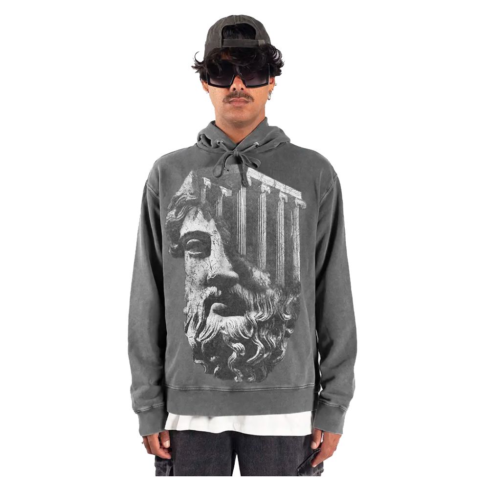 Pull en coton gris Diego Venturino