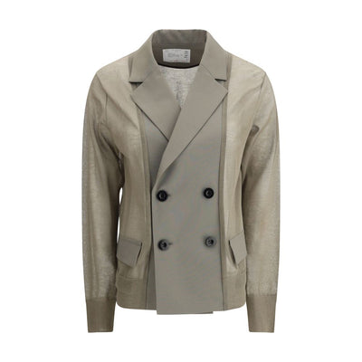 Veste blazer semi-transparente Sacai