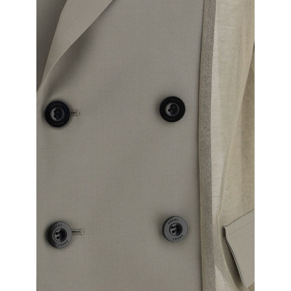 Veste blazer semi-transparente Sacai