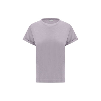 Brunello Cucinelli cashmere glitter T-shirt