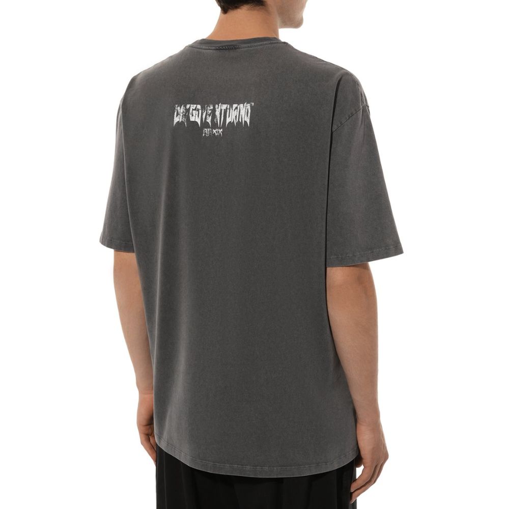 Diego Venturino grijs katoenen T-shirt