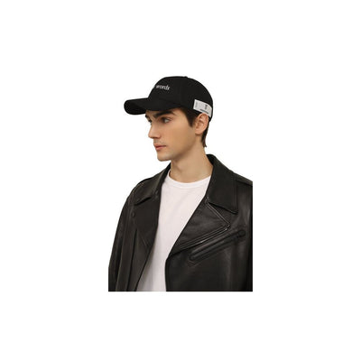Diego Venturino Black Cotton Hats & Cap