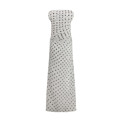 Jacquemus Rita pois long Dress