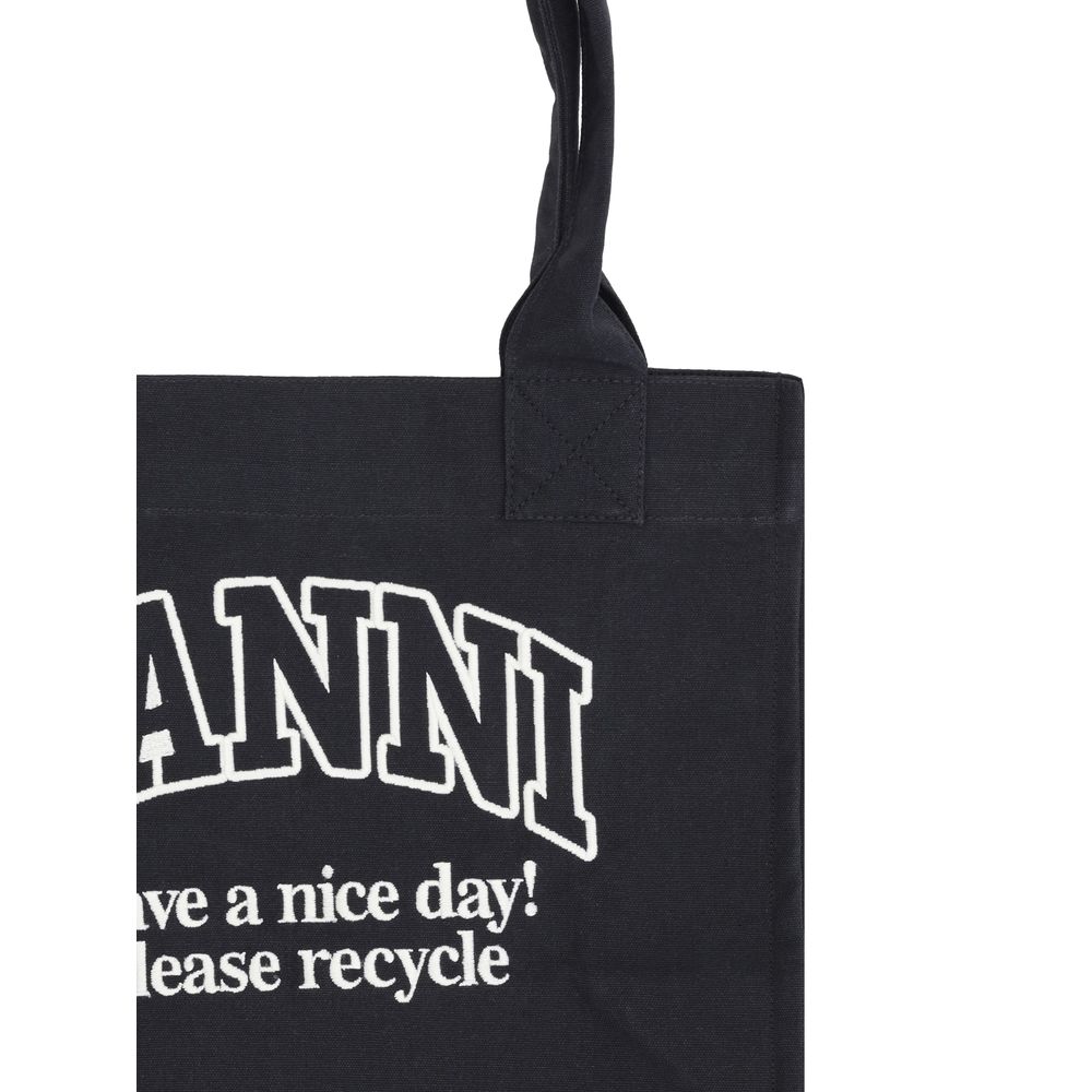Sac fourre-tout en coton Ganni