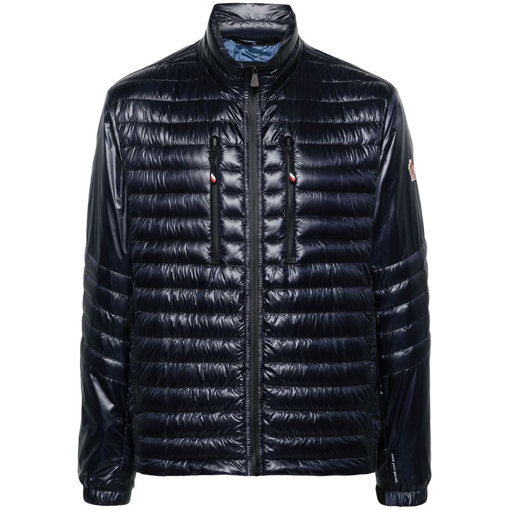 Veste Moncler en polyamide bleu