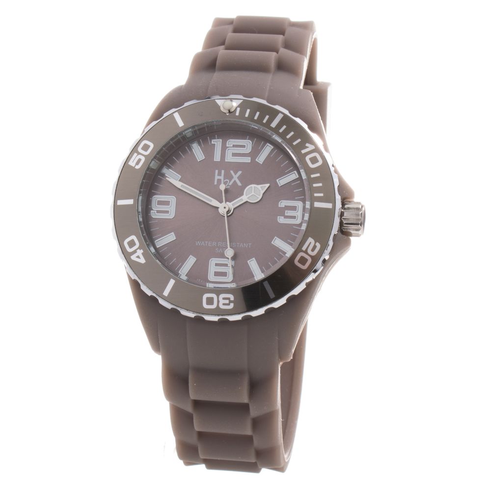 Haurex Bruin Rubberen Horloge