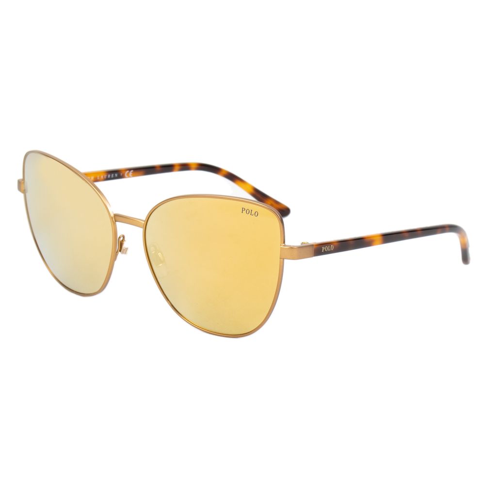 Lunettes de soleil en métal marron Polo Ralph Lauren