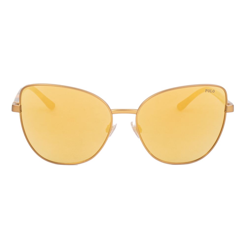 Lunettes de soleil en métal marron Polo Ralph Lauren