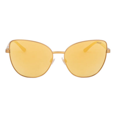 Lunettes de soleil en métal marron Polo Ralph Lauren