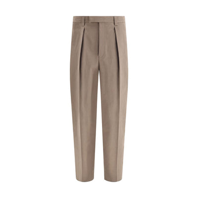 Ferragamo katoenen wijde broek