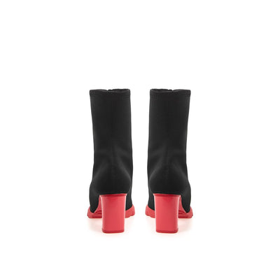 Alexander McQueen Black Neoprene Boot