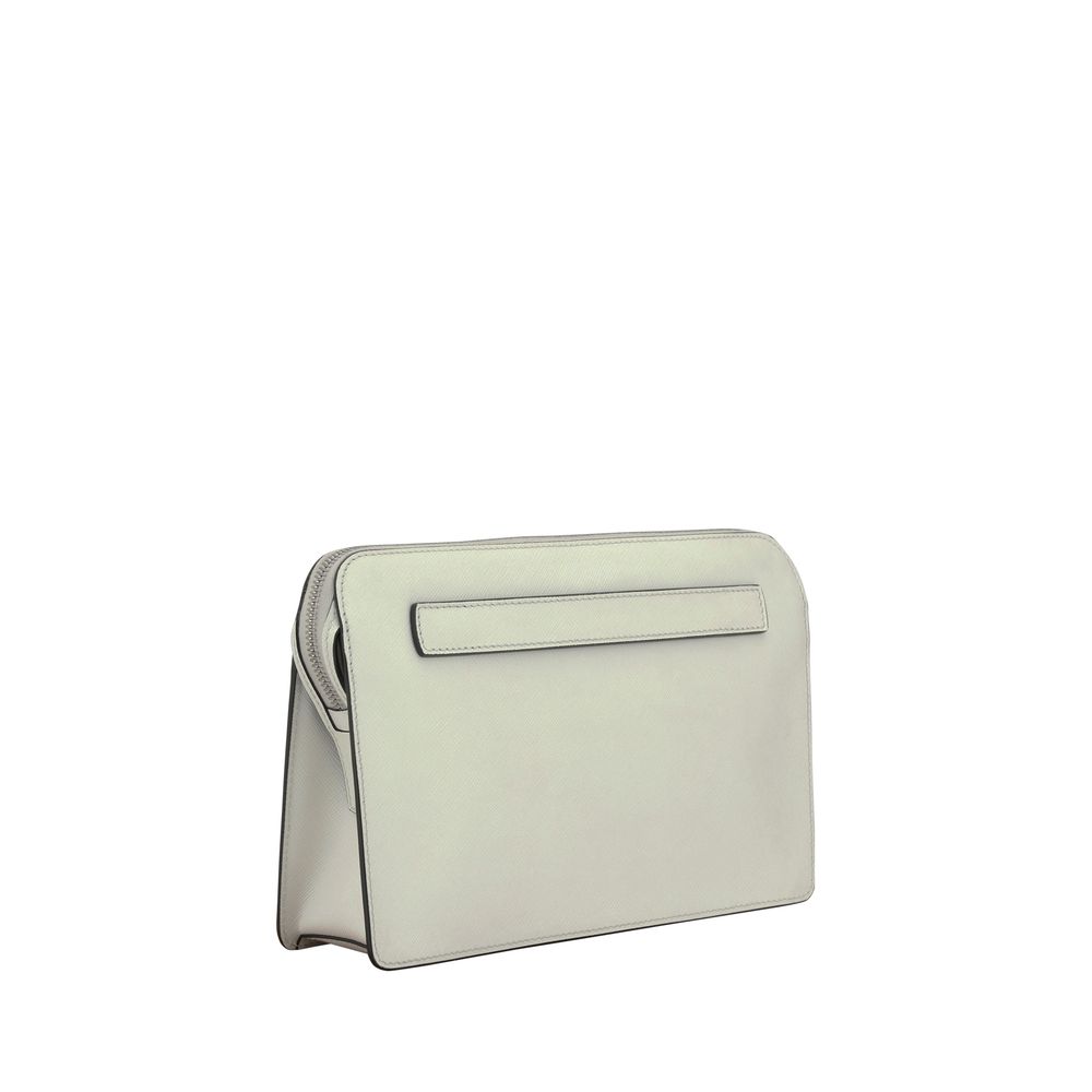 Sac pochette en cuir Prada