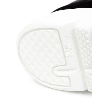 Axel Arigato Black And White Fabric And Leather Sneaker