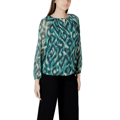 Street One Green Polyester Blouse