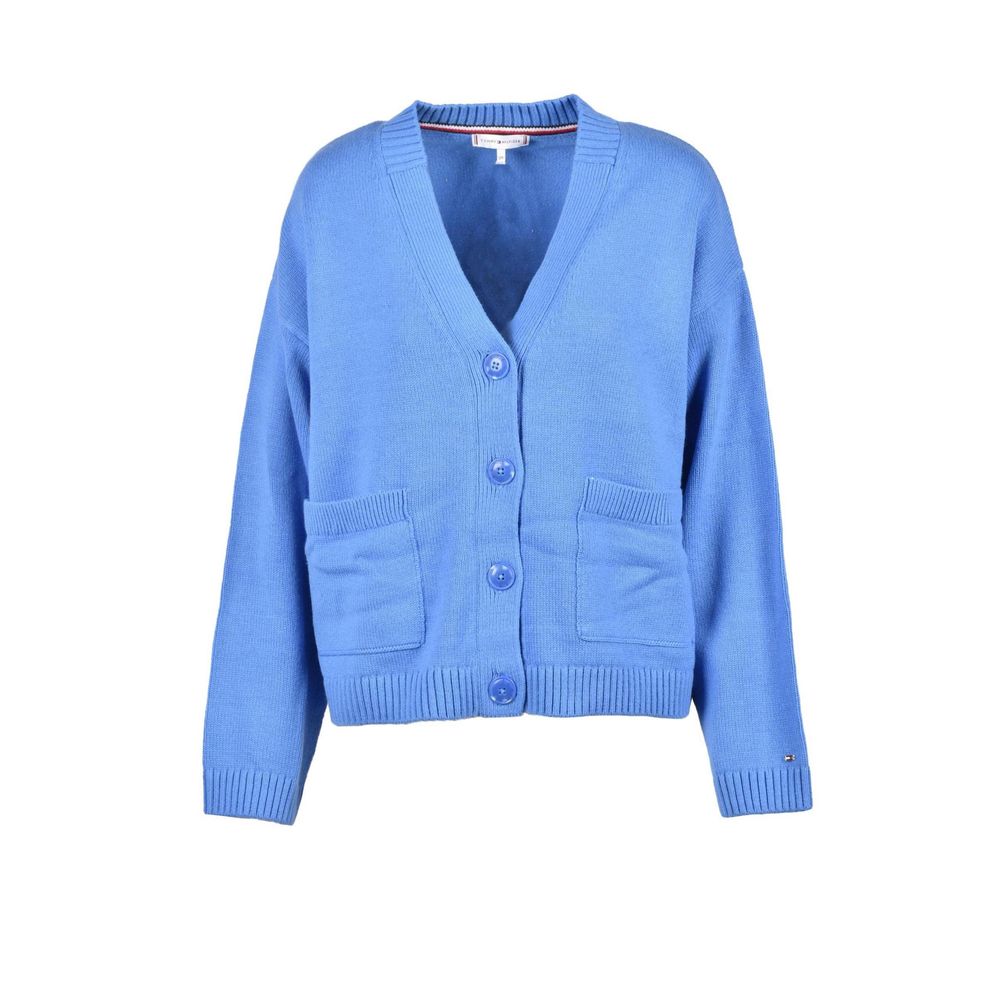 Tommy Hilfiger blauw katoenen vest