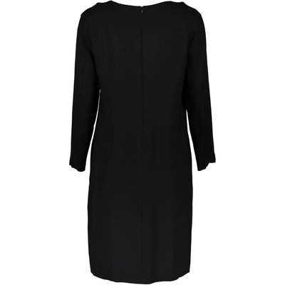 Robe Gant en viscose noire pour femme