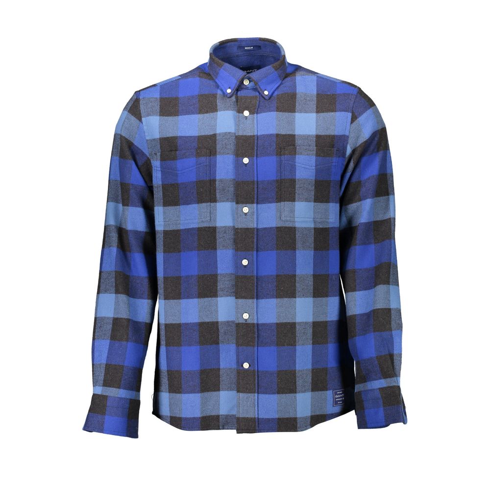 Chemise homme en coton bleu Gant