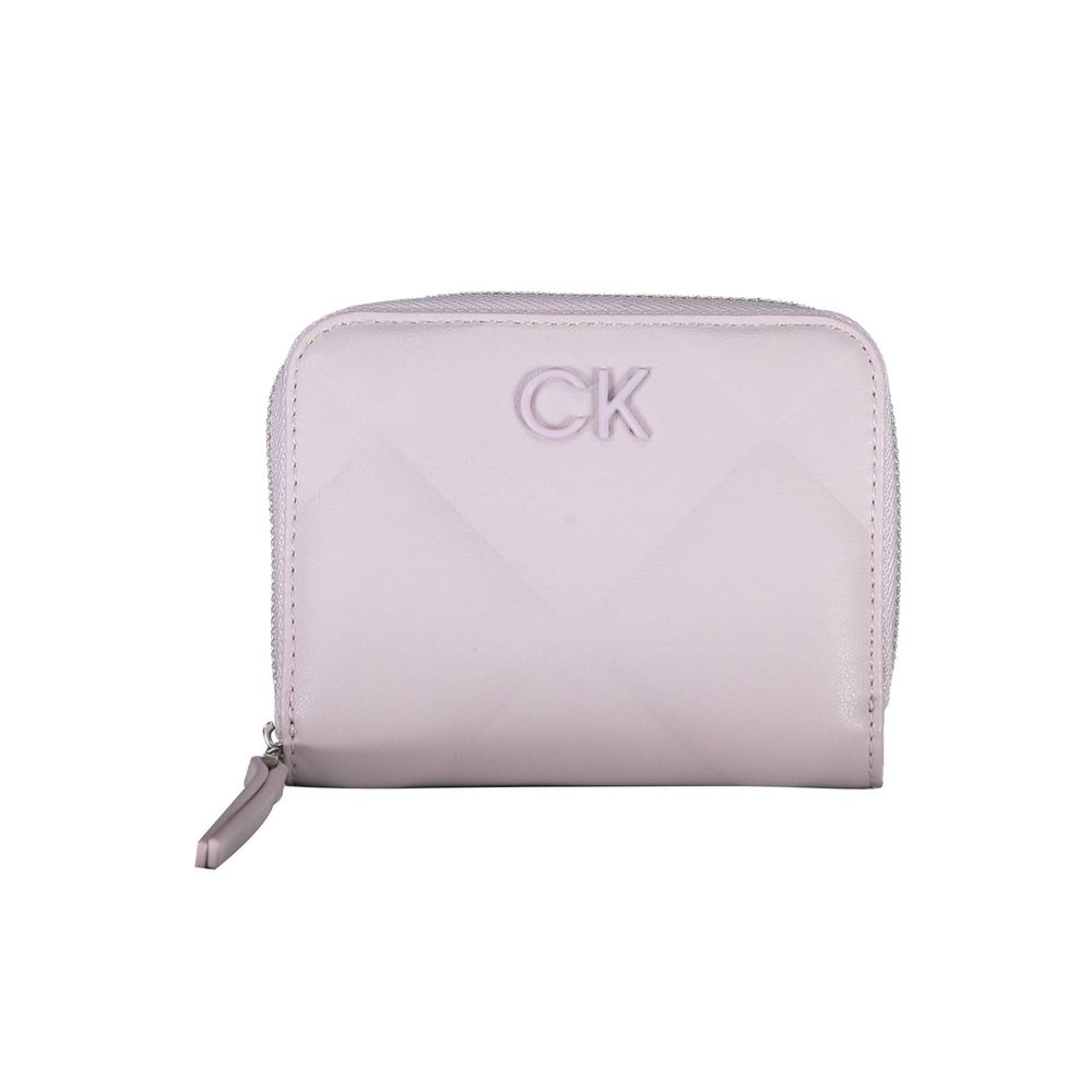 Calvin Klein Paarse Polyester Dames Portemonnee