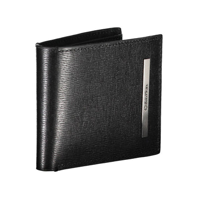 Portefeuille homme en cuir écologique noir Calvin Klein