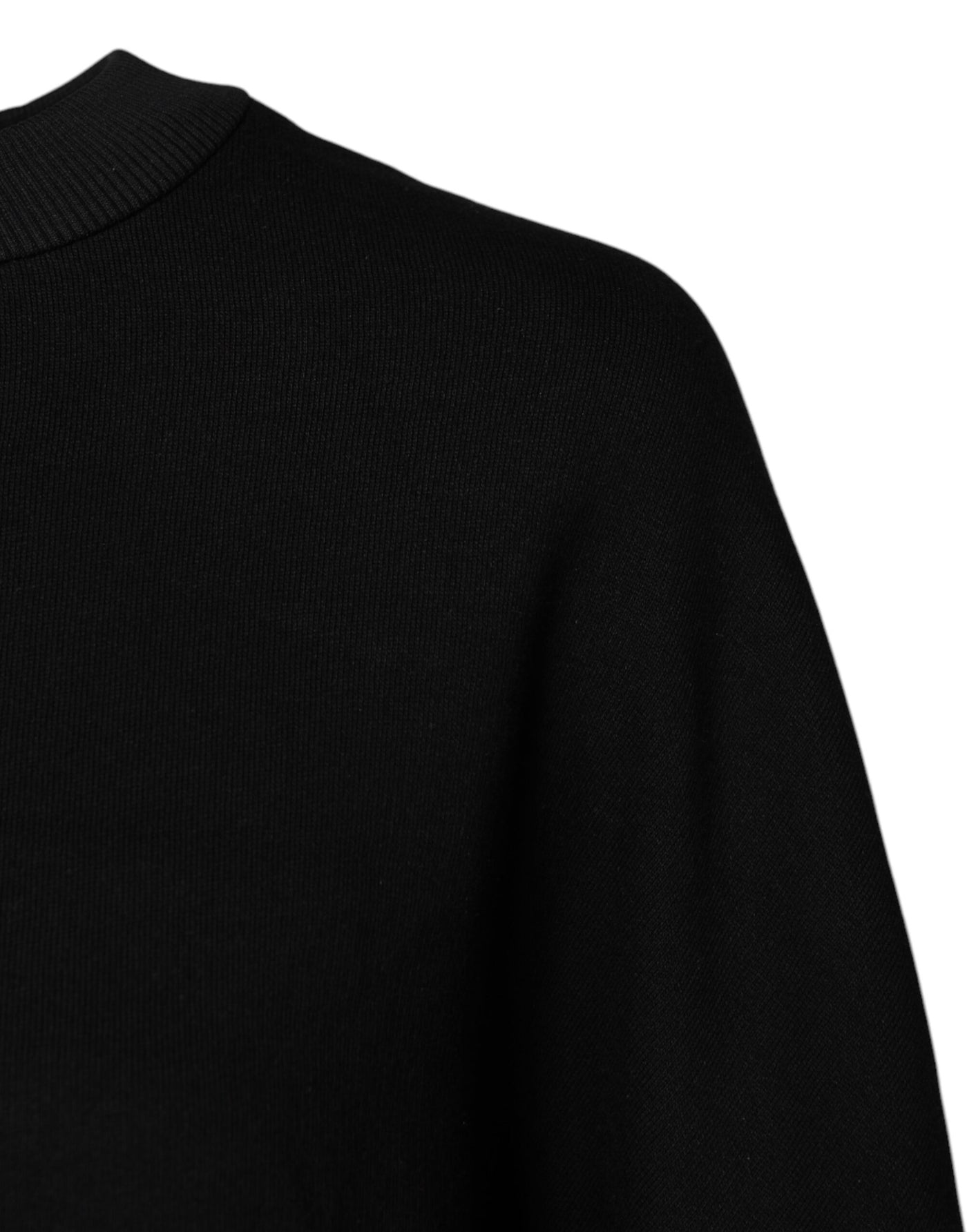 Dolce &amp; Gabbana Zwarte Katoenen Sweatshirt Trui met Ronde Hals