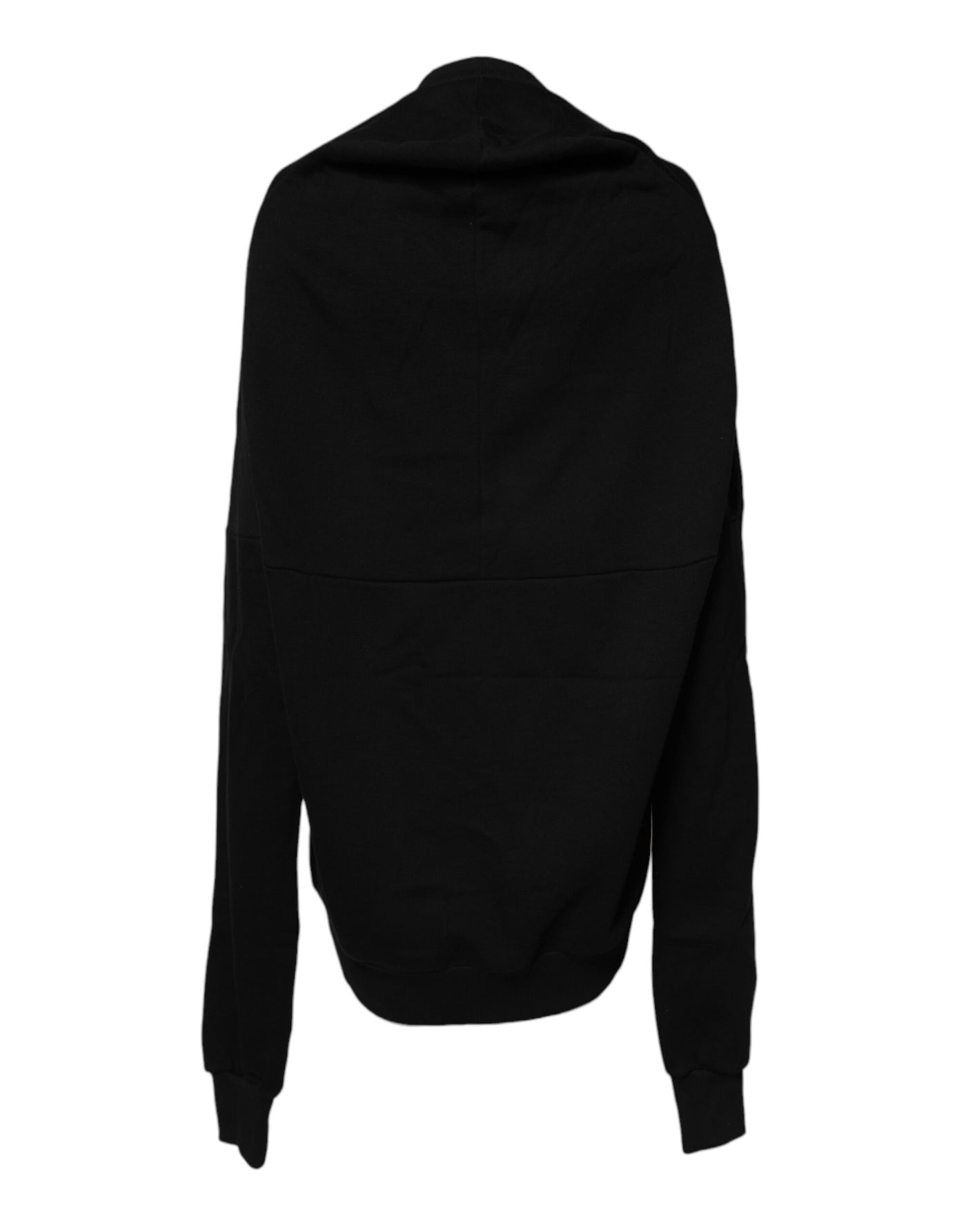 Dolce &amp; Gabbana Zwarte Katoenen Sweatshirt Trui met Ronde Hals