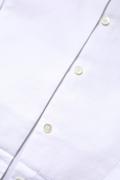 Dolce & Gabbana White Cotton Dress Collared Dress Shirt Top