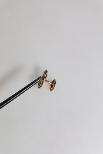 Dolce &amp; Gabbana manchetknopen met DG-logo in goudkleurig 925 sterlingzilver