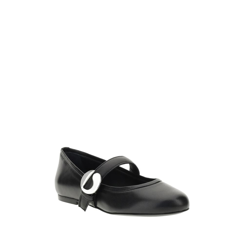 Ballerines en cuir Coperni