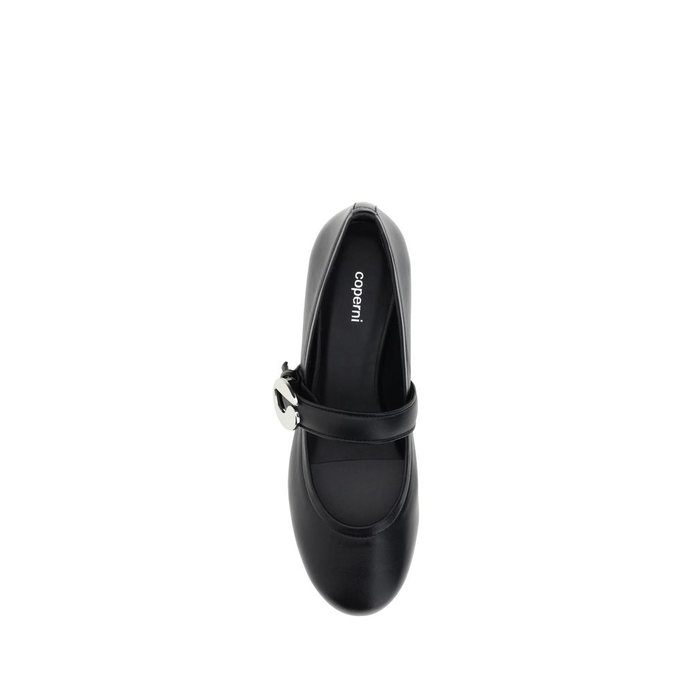 Ballerines en cuir Coperni