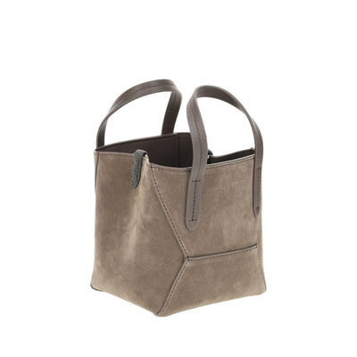 Brunello Cucinelli Suede Shoulder Bag