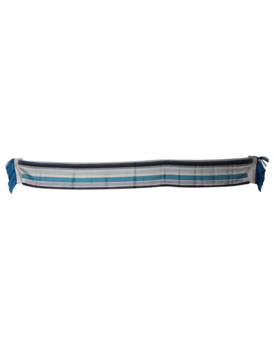 Dolce &amp; Gabbana Multicolor Strepen Zijden Franjes Hals Foulard Sjaal