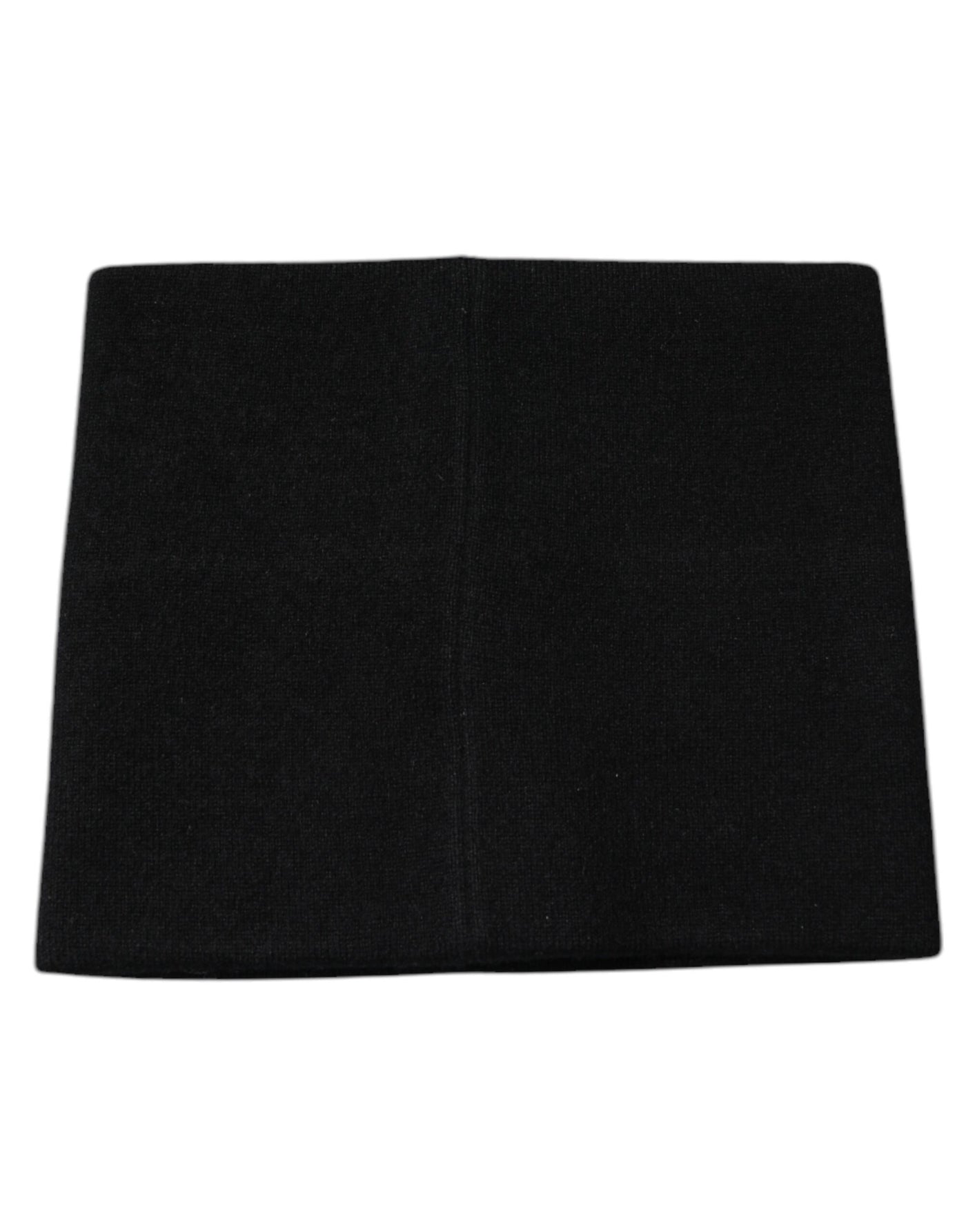 Dolce &amp; Gabbana Zwarte Kasjmier DG Logo Vierkante Zakdoek Sjaal
