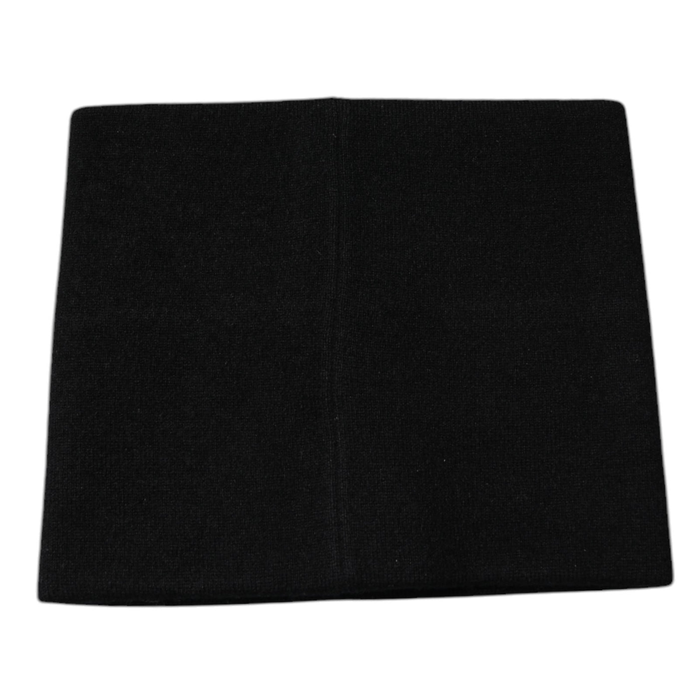 Dolce &amp; Gabbana Zwarte Kasjmier DG Logo Vierkante Zakdoek Sjaal