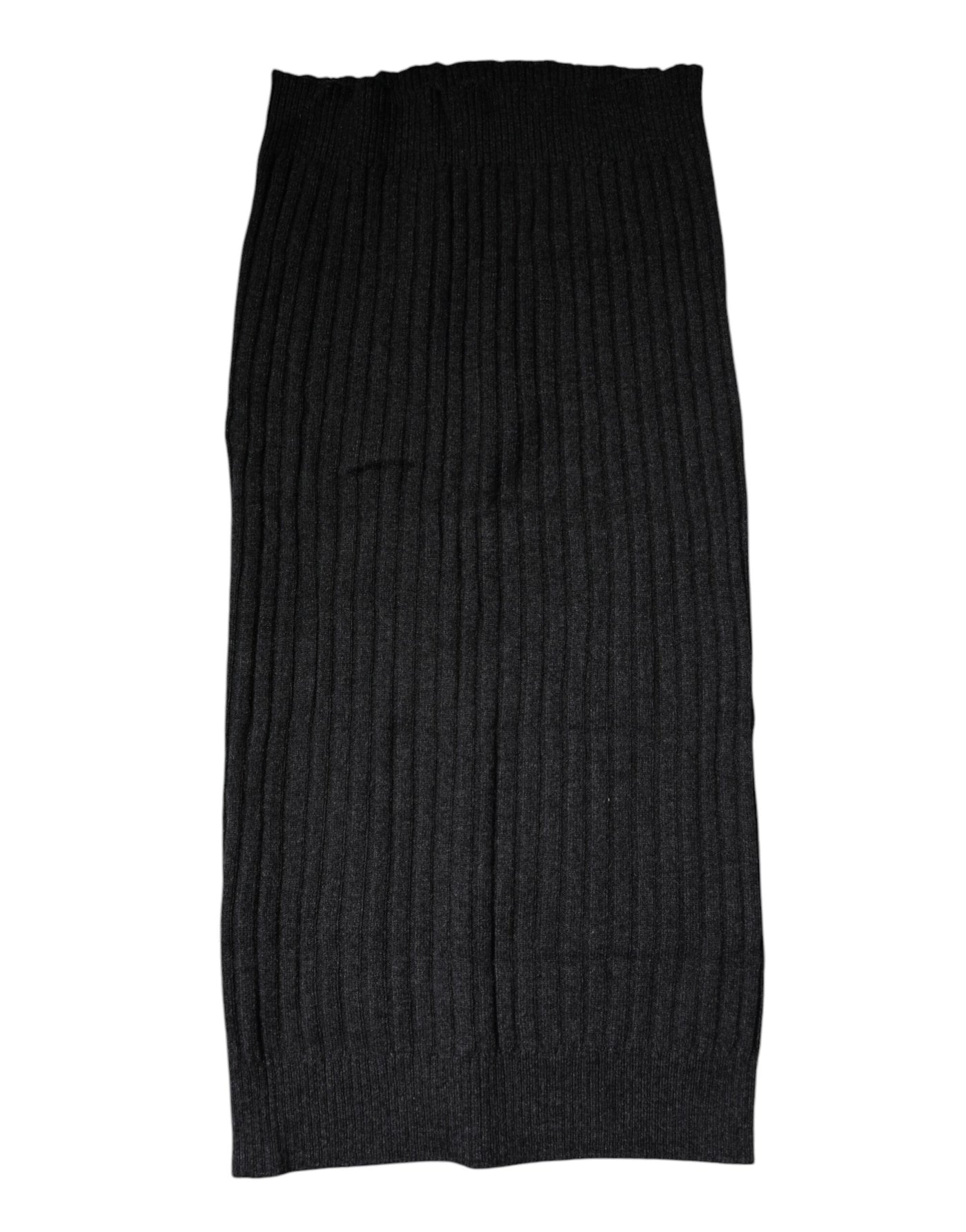 Dolce &amp; Gabbana Zwarte Kasjmier Gebreide Nekwarmer Foulard Sjaal