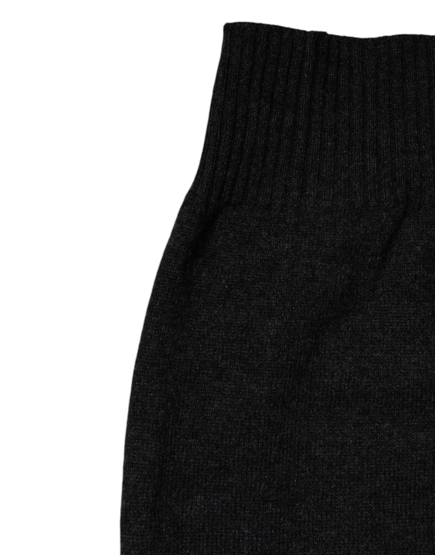 Dolce &amp; Gabbana Zwarte Kasjmier Gebreide Nekwarmer Foulard Sjaal