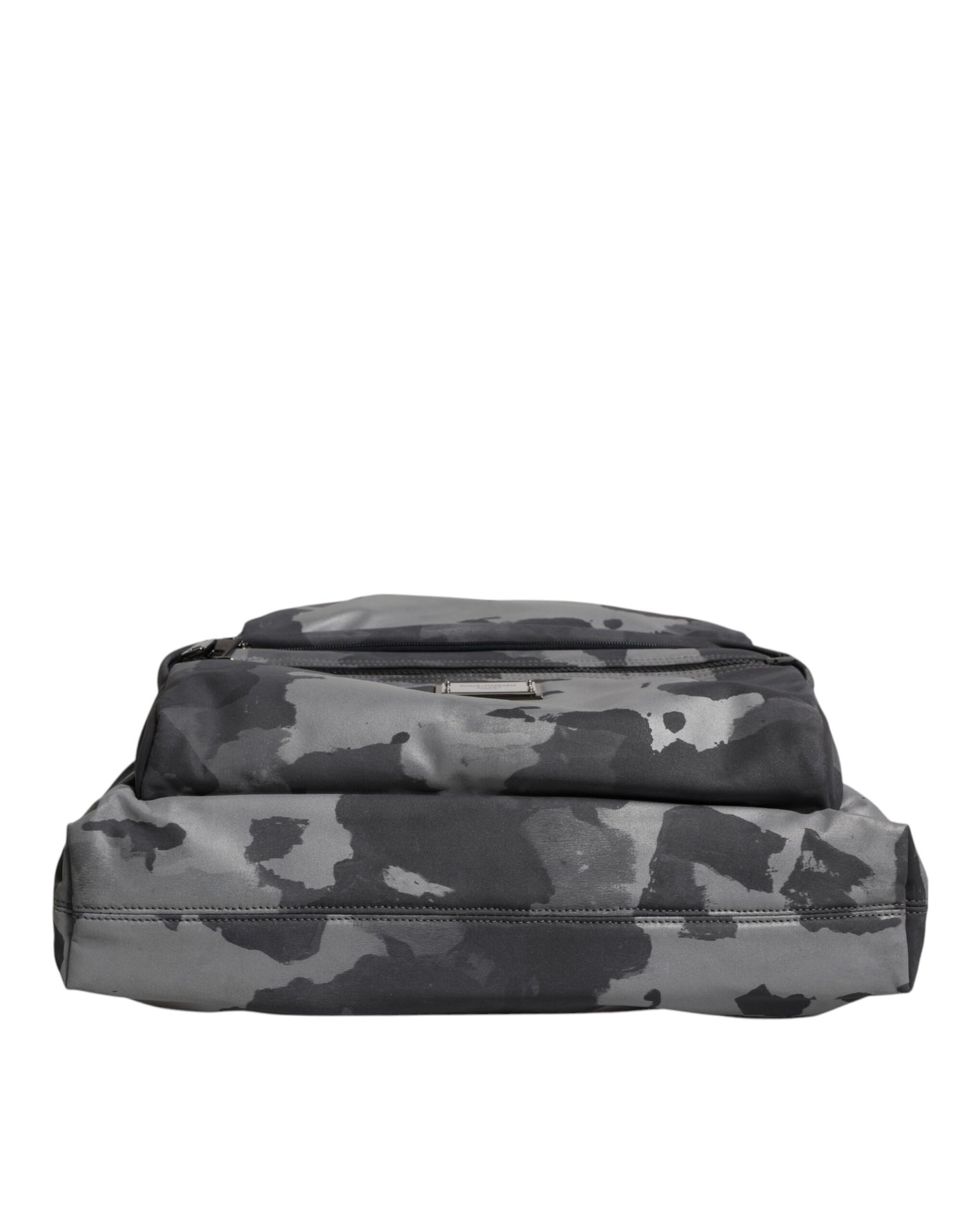 Sac fourre-tout en coton camouflage gris Dolce &amp; Gabbana à compartiments multiples