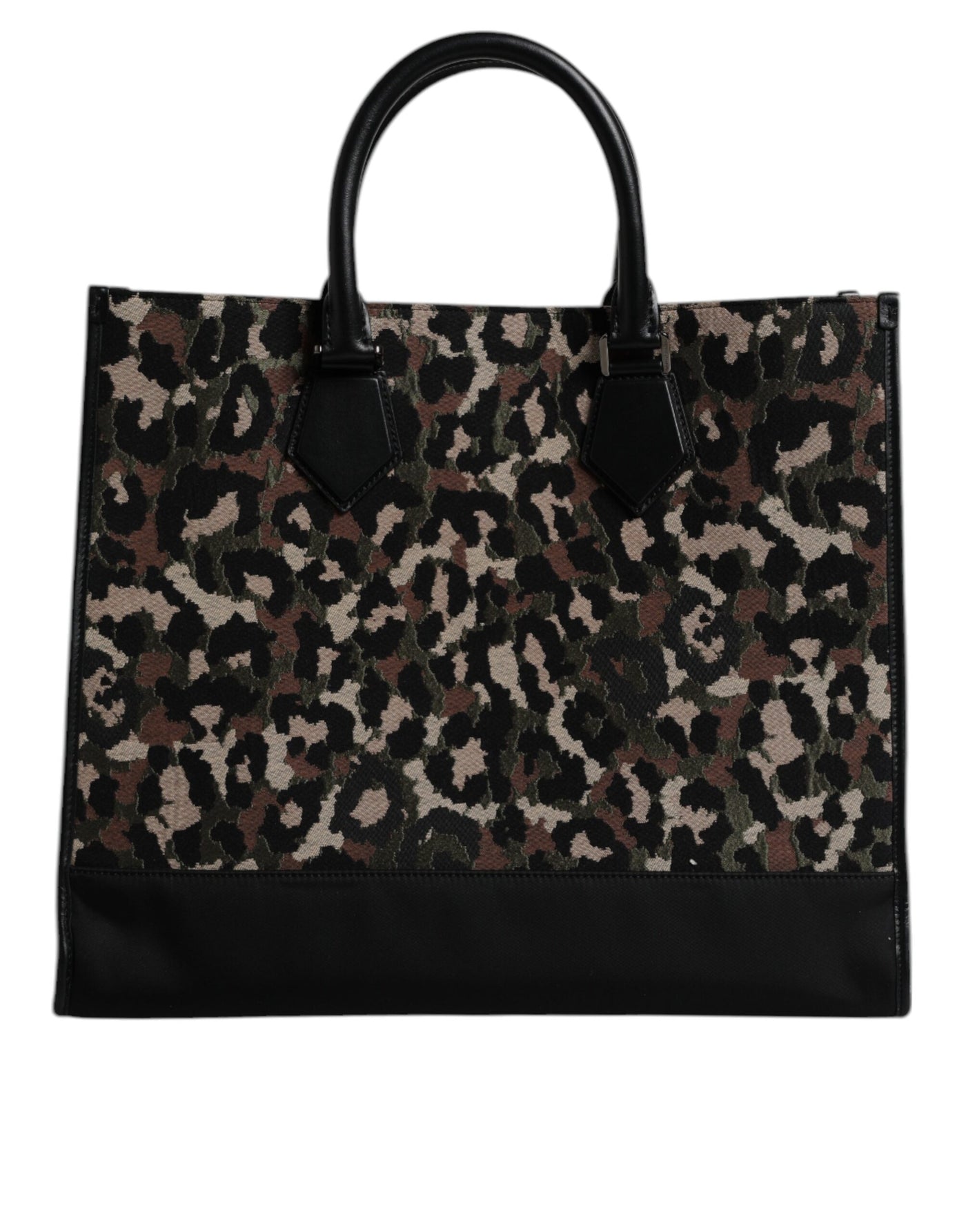 Sac cabas à bandoulière Dolce &amp; Gabbana multicolore motif léopard