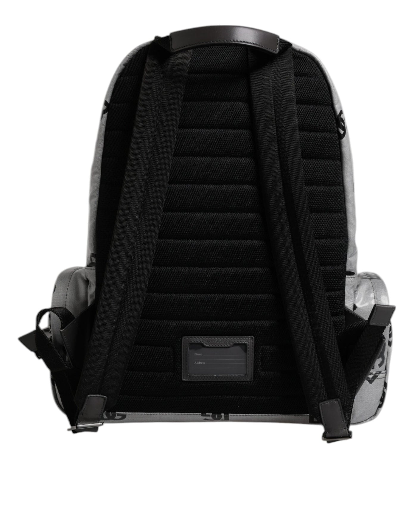 Sac à dos Dolce &amp; Gabbana en polyester gris et noir avec logo DG