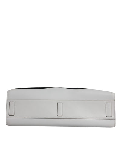 Sac cabas Dolce &amp; Gabbana en cuir de veau blanc avec logo imprimé DG Daily
