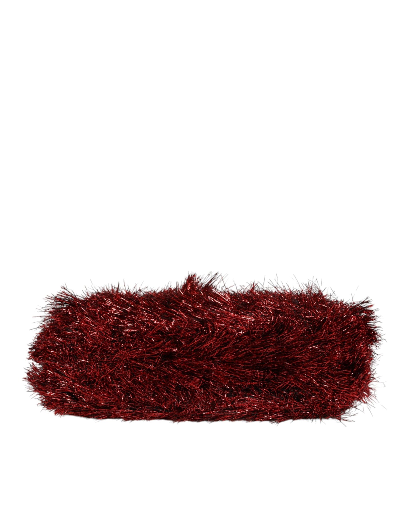Pochette de soirée Dolce &amp; Gabbana avec chaîne en or rouge VANDA et cristaux scintillants
