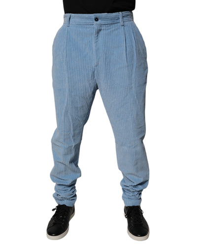 Jean skinny en velours côtelé bleu clair Dolce &amp; Gabbana