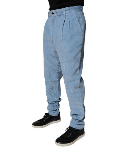 Jean skinny en velours côtelé bleu clair Dolce &amp; Gabbana
