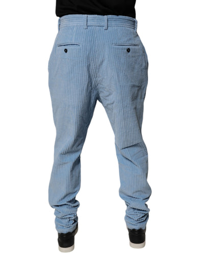 Jean skinny en velours côtelé bleu clair Dolce &amp; Gabbana