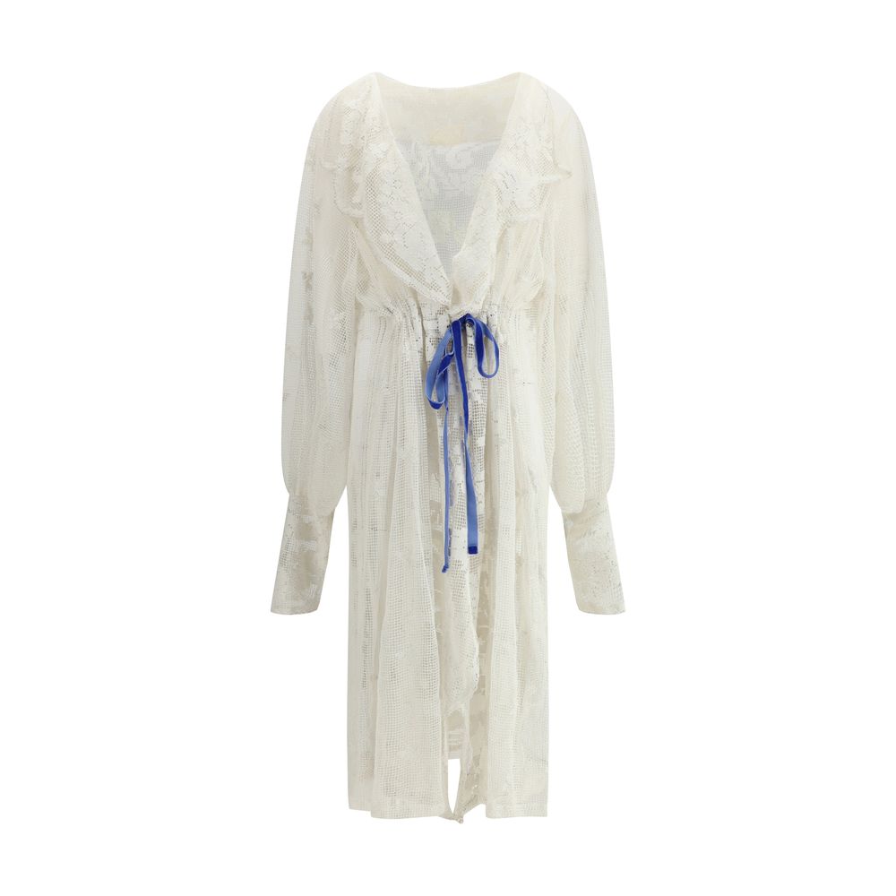 Veste longue au crochet Ella