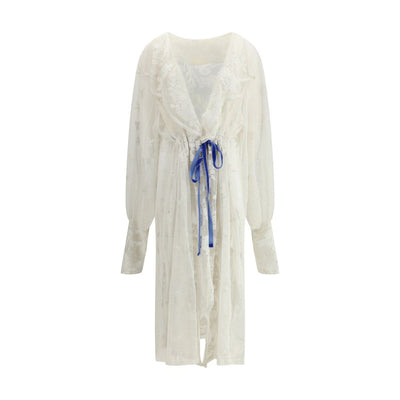 Veste longue au crochet Ella