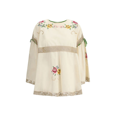 Ella Blouse with floral details