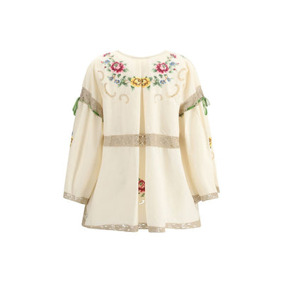 Ella Blouse with floral details